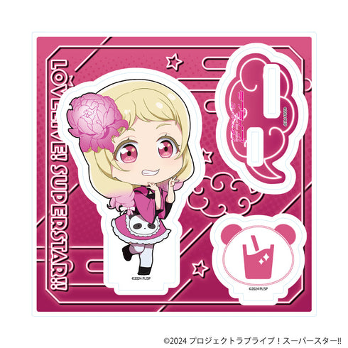 『ラブライブ!スーパースター!!』アクリルスタンドプレート42/チャイナメイド風衣装ver. 鬼塚夏美(ミニキャライラスト)