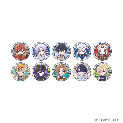 『18TRIP』缶バッジ『18TRIP』01/BOX(全10種)(グラフアートイラスト)