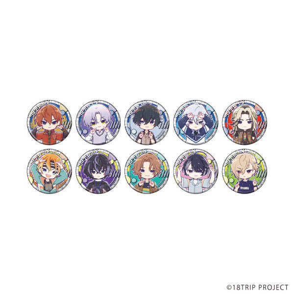 『18TRIP』缶バッジ『18TRIP』01/BOX(全10種)(グラフアートイラスト)