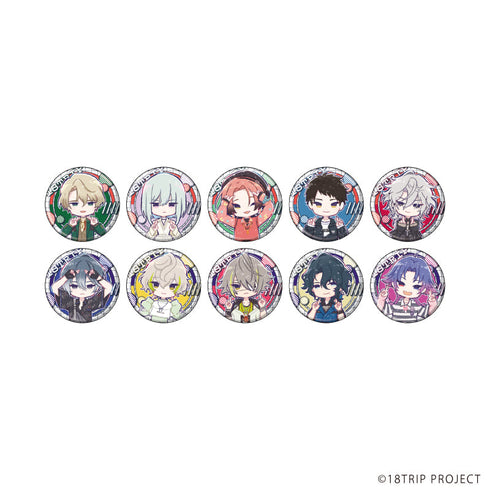 『18TRIP』缶バッジ『18TRIP』02/BOX(全10種)(グラフアートイラスト)