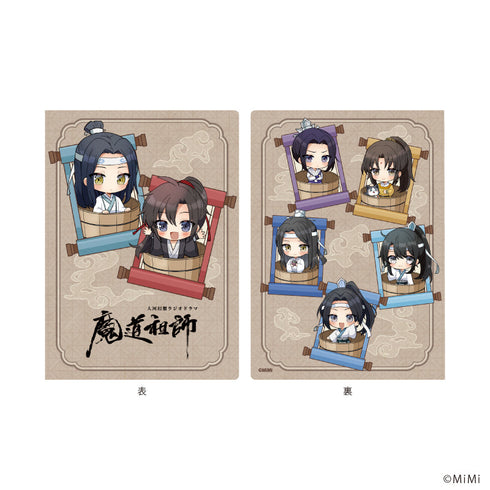 『大河幻想ラジオドラマ魔道祖師』プレミアムポストカードホルダー」01/コマ割りデザイン(ミニキャライラスト)【202608再販】