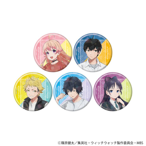 『ウィッチウォッチ』ホログラム缶バッジ(57mm)01/BOX(全5種)(公式イラスト)
