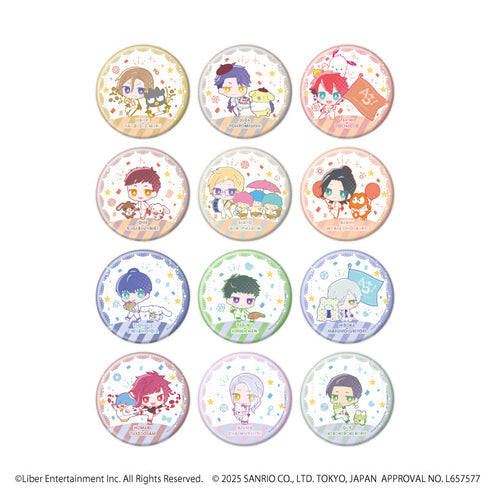 『A3!×Sanrio characters』缶バッジ08/A&W ブラインド(全12種)(ミニキャライラスト)【BOX】【202609再販】