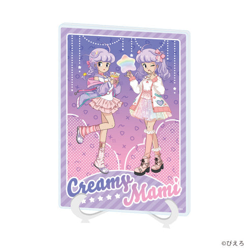 『魔法の天使クリィミーマミ』アクリルアートボード(A5サイズ)02/整列デザイン 食べ歩きスイーツver.(描き下ろしイラスト)【202608再販】