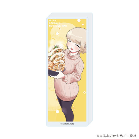 『ドカ食いダイスキ! もちづきさん』コレクションスタンド03/デザインC(公式イラスト)