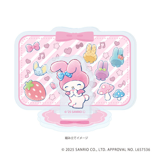 『サンリオキャラクターズ』アクリルスタンドプレート08/マイメロディ(グラフアートイラスト)