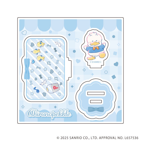 『サンリオキャラクターズ』アクリルスタンドプレート12/あひるのペックル(グラフアートイラスト)