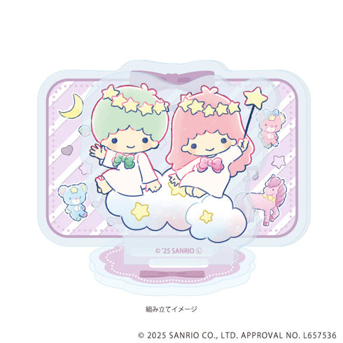 『サンリオキャラクターズ』アクリルスタンドプレート13/リトルツインスターズ(グラフアートイラスト)