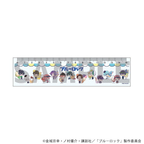 『ブルーロック』定規15cm01/整列デザイン アイスver.(ミニキャライラスト)