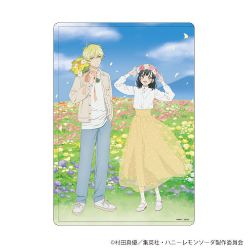 『ハニーレモンソーダ』キャラクリアケース01/石森羽花&三浦 界(描き下ろしイラスト)