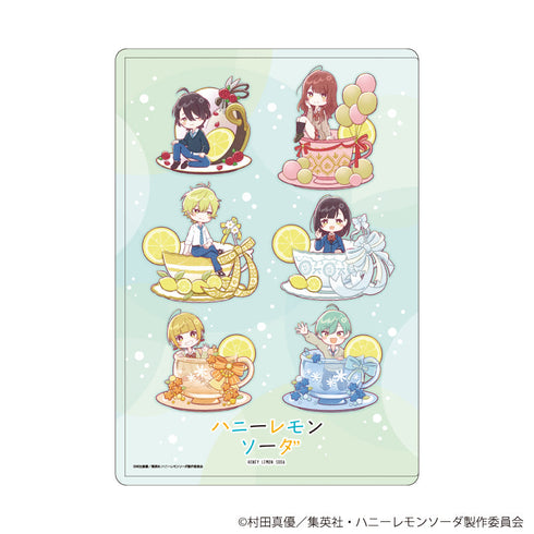 『ハニーレモンソーダ』キャラクリアケース02/集合デザイン(グラフアートイラスト)