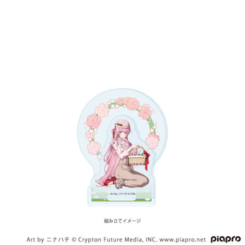 『ピアプロキャラクターズ』アクリルスタンドプレート22/巡音ルカ ピクニックver.(描き起こしイラスト)