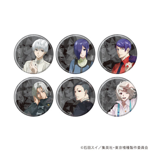『東京喰種』ホログラム缶バッジ(57mm)01/ブラインド(全6種)(描き下ろしイラスト)【BOX】【202608再販】