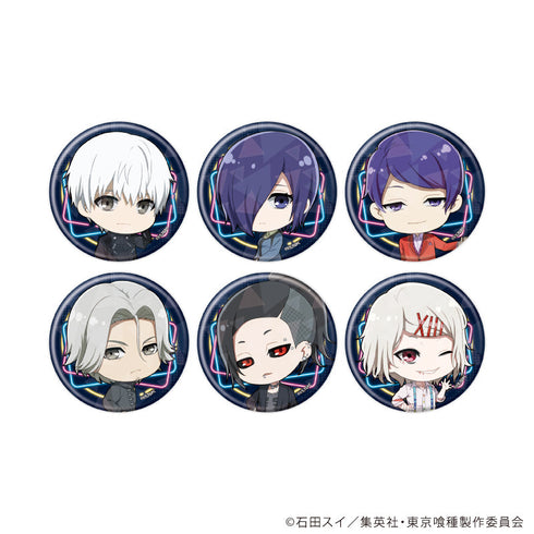 『東京喰種』ホログラム缶バッジ(57mm)02/BOX(全6種)(ミニキャライラスト)