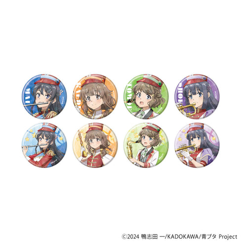 『青春ブタ野郎シリーズ』ホログラム缶バッジ(57mm)01/マーチングバンドver. コンプリートセット(全8種)(描き下ろしイラスト)