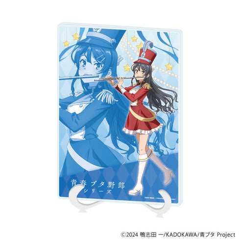 『青春ブタ野郎シリーズ』アクリルアートボード(A5サイズ)01/桜島麻衣 マーチングバンドver.(描き下ろしイラスト)