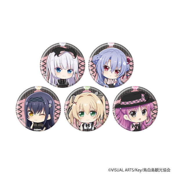 『Summer Pockets』缶バッジ02/ダークガーリーver. コンプリートセット(全5種)(ミニキャライラスト)