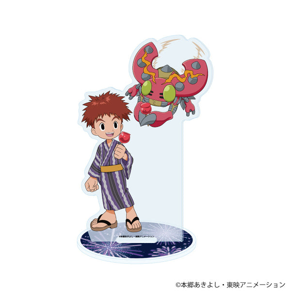 『デジモンアドベンチャー』アクリルスタンド20/泉光子郎&テントモン 浴衣ver.(描き下ろしイラスト)