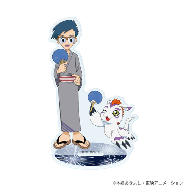 『デジモンアドベンチャー』アクリルスタンド22/城戸丈&ゴマモン 浴衣ver.(描き下ろしイラスト)