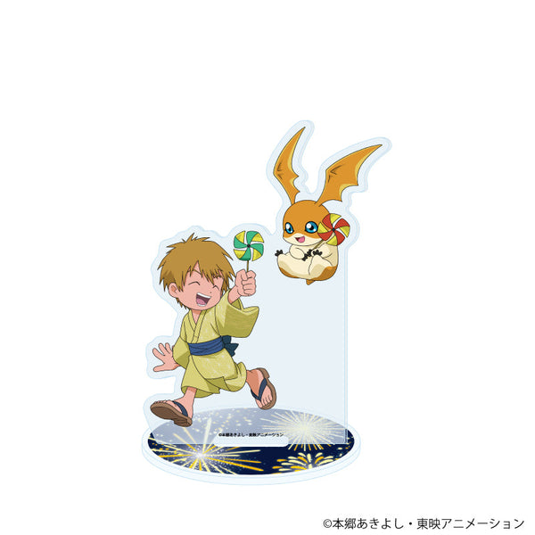『デジモンアドベンチャー』アクリルスタンド23/高石タケル&パタモン 浴衣ver.(描き下ろしイラスト)