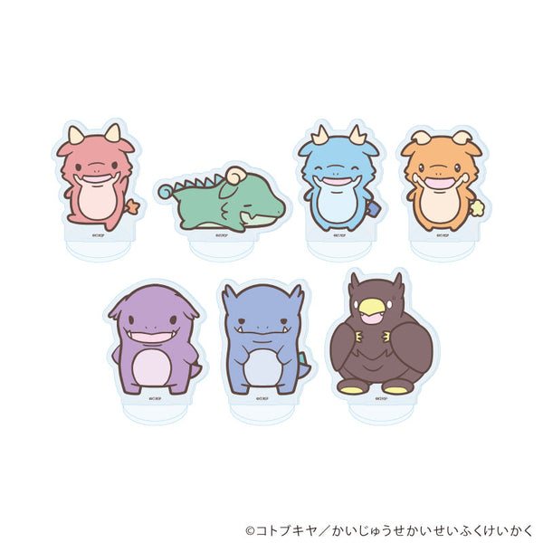 『かいじゅうせかいせいふく』アクリルぷちスタンド01/BOX(全7種)(公式イラスト)