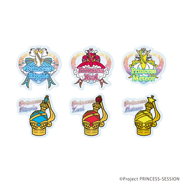 『プリンセッション・オーケストラ』アクリルプレートバッジ01/BOX(全6種)(描き起こしイラスト)