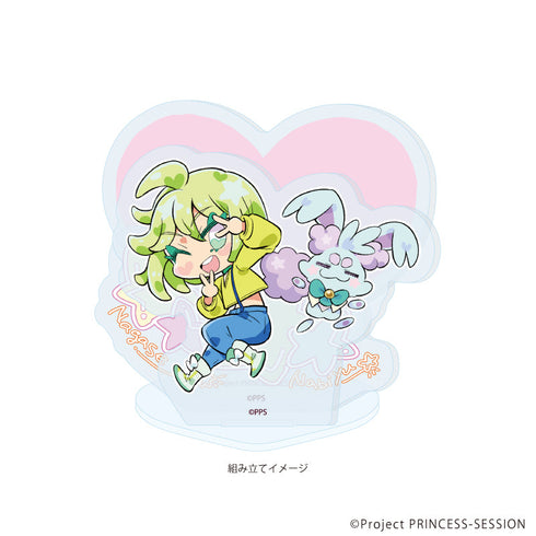 『プリンセッション・オーケストラ』アクリルスタンドプレート03/一条ながせ&ナビーユ(公式イラスト)