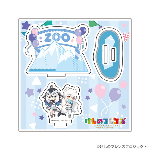 『けものフレンズ』アクリルスタンドプレート02/カマイルカ&ホッキョクギツネ(POP Artイラスト)