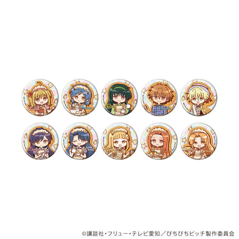 『マーメイドメロディーぴちぴちピッチ』缶バッジ02/レトロ喫茶ver. ブラインド(全10種)(レトロアートイラスト)【BOX】【202608再販】