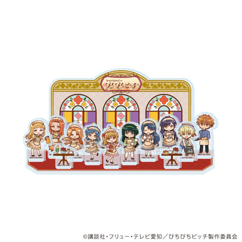 『マーメイドメロディーぴちぴちピッチ』アクリルジオラマ03/整列デザインA レトロ喫茶ver.(レトロアートイラスト)【202608再販】