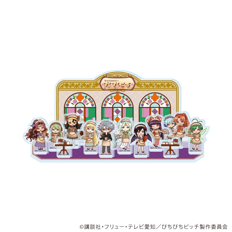 ぴちぴちピッチ　ファンメイド　アクリルジオラマ マーメイドメロディーぴちぴちピッチ』アクリルジオラマ04/整列