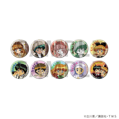『怪盗セイント・テール』缶バッジ03/トラッドファッションver. コンプリートセット(全10種)(公式&描き下ろしイラスト)