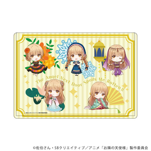 『お隣の天使様にいつの間にか駄目人間にされていた件』キャラクリアケース09/民族衣装ver.集合デザイン(ミニキャライラスト)