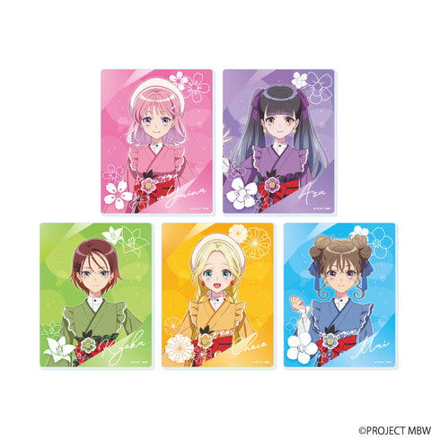 『前橋ウィッチーズ』アクリルカード01/コンプリートセット(全5種)(公式イラスト)