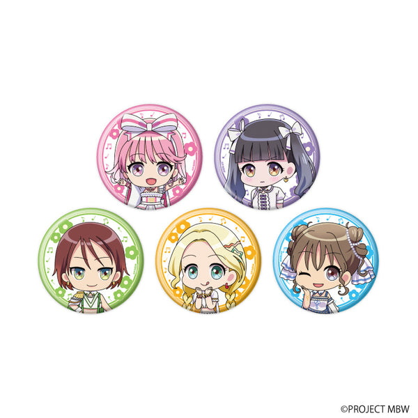 『前橋ウィッチーズ』缶バッジ03/コンプリートセット(全5種)(ミニキャライラスト)