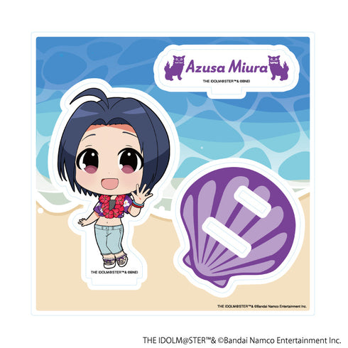 『アイドルマスター ミリオンライブ!』アクリルスタンドプレート17/三浦 あずさ はいさい!ver.(ミニキャライラスト)