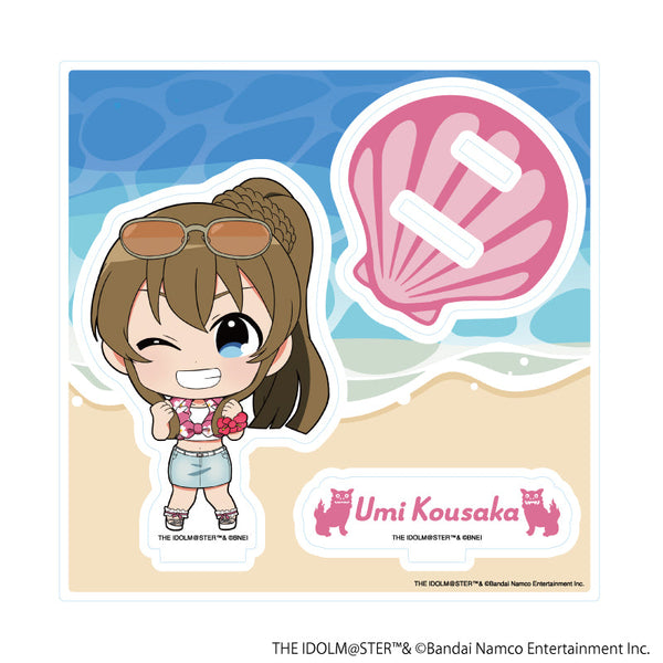 『アイドルマスター ミリオンライブ!』アクリルスタンドプレート18/高坂 海美 はいさい!ver.(ミニキャライラスト)