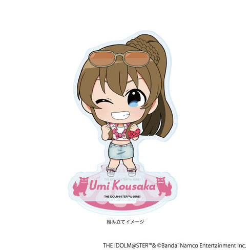 『アイドルマスター ミリオンライブ!』アクリルスタンドプレート18/高坂 海美 はいさい!ver.(ミニキャライラスト)