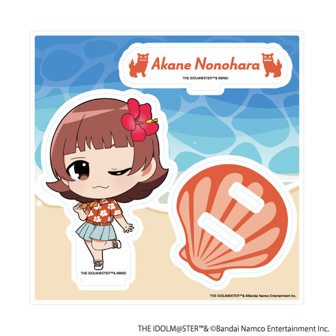 『アイドルマスター ミリオンライブ!』アクリルスタンドプレート22/野々原 茜 はいさい!ver.(ミニキャライラスト)