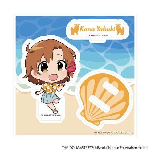 『アイドルマスター ミリオンライブ!』アクリルスタンドプレート24/矢吹 可奈 はいさい!ver.(ミニキャライラスト)