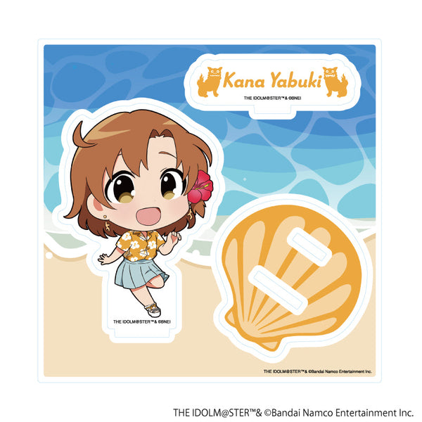 『アイドルマスター ミリオンライブ!』アクリルスタンドプレート24/矢吹 可奈 はいさい!ver.(ミニキャライラスト)