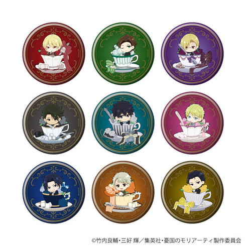 『憂国のモリアーティ』缶バッジ15/カフェver.BOX(全9種)(ミニキャライラスト)