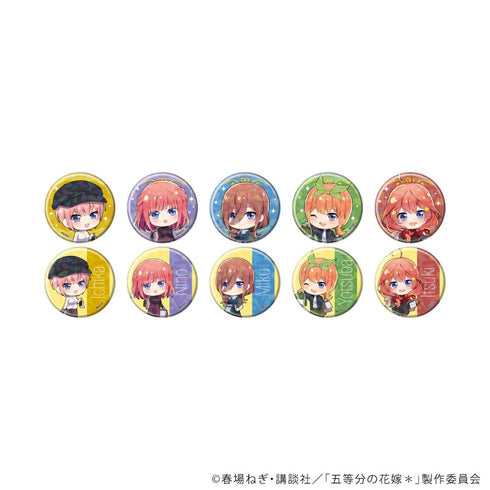 『五等分の花嫁*』缶バッジ01/エレガントキャットver. ブラインド(全10種)(描き下ろしイラスト)【BOX】【202610再販】