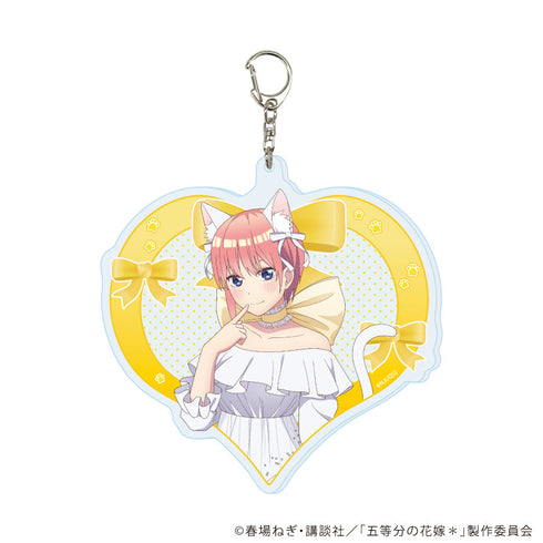 『五等分の花嫁*』デカアクリルキーホルダー01/一花 エレガントキャットver.(描き下ろしイラスト)