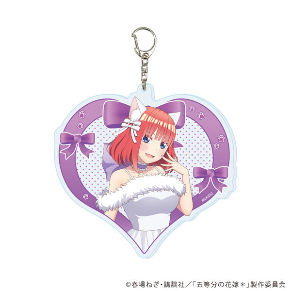 『五等分の花嫁*』デカアクリルキーホルダー02/二乃 エレガントキャットver.(描き下ろしイラスト)