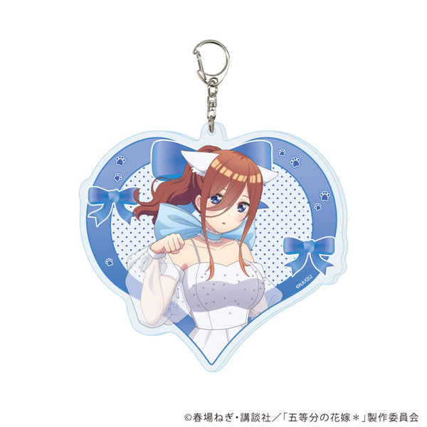 『五等分の花嫁*』デカアクリルキーホルダー03/三玖 エレガントキャットver.(描き下ろしイラスト)