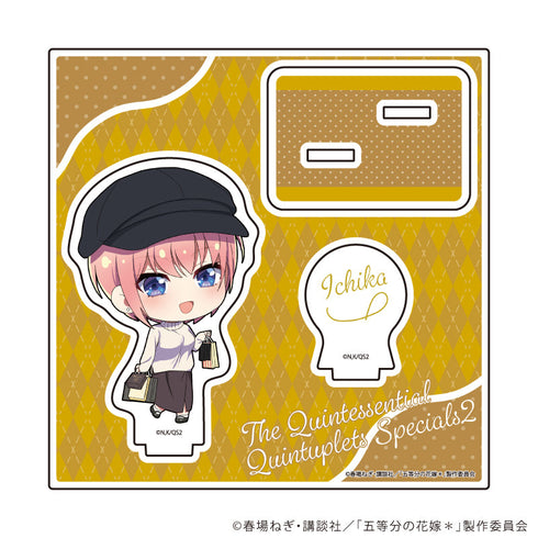 『五等分の花嫁*』アクリルスタンドプレート11/一花 ショッピングver.(ミニキャライラスト)