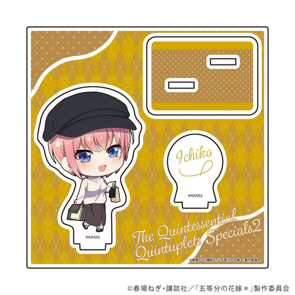 『五等分の花嫁*』アクリルスタンドプレート11/一花 ショッピングver.(ミニキャライラスト)