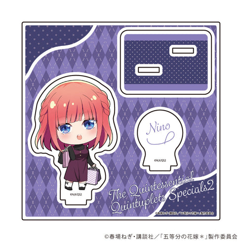 『五等分の花嫁*』アクリルスタンドプレート12/二乃 ショッピングver.(ミニキャライラスト)