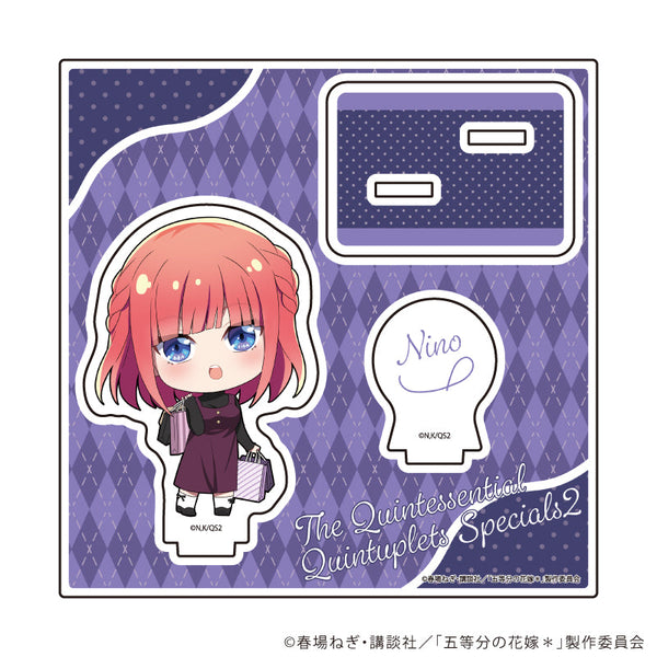 『五等分の花嫁*』アクリルスタンドプレート12/二乃 ショッピングver.(ミニキャライラスト)